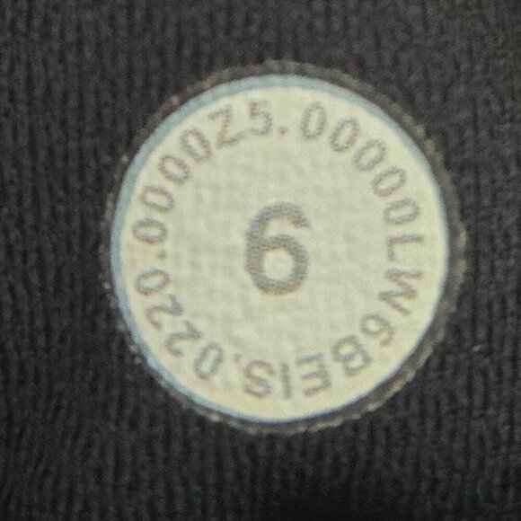 Lululemon Pace Rival Mid-Rise Crop 22” - 6 Heathered Black / Black - Picture 5 of 6